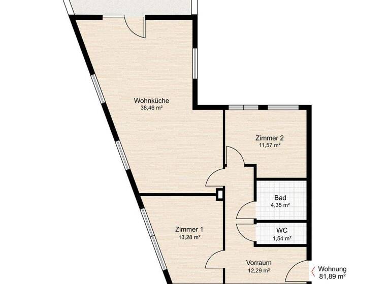 Wohnung zum Kauf 399.000 € 3 Zimmer 82 m² Wiener Neudorf 2351