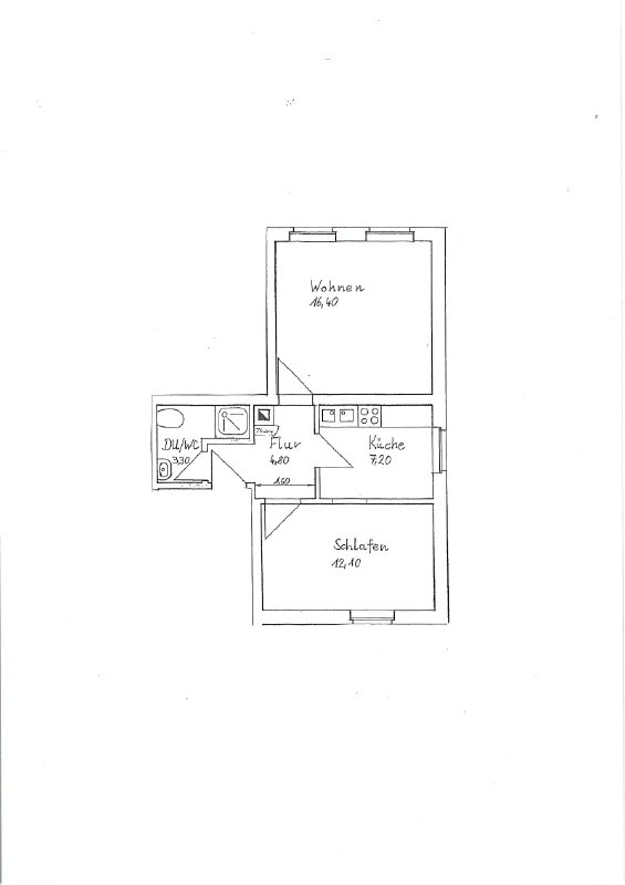 Wohnung zur Miete 250 € 2 Zimmer 45 m²<br/>Wohnfläche 1.<br/>Geschoss Oelsnitz Oelsnitz 09376