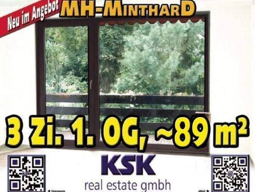 Wohnung zur Miete 790 € 3 Zimmer 89 m² 1. Geschoss Saarn/Mintard Mülheim an der Ruhr 45481