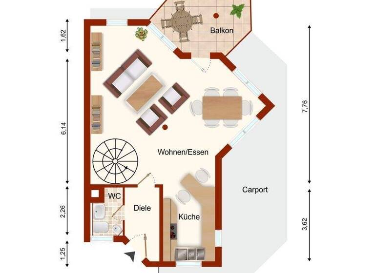 Doppelhaushälfte zum Kauf 325.000 € 3 Zimmer 134,8 m² 318 m² Grundstück Roßbach 53547