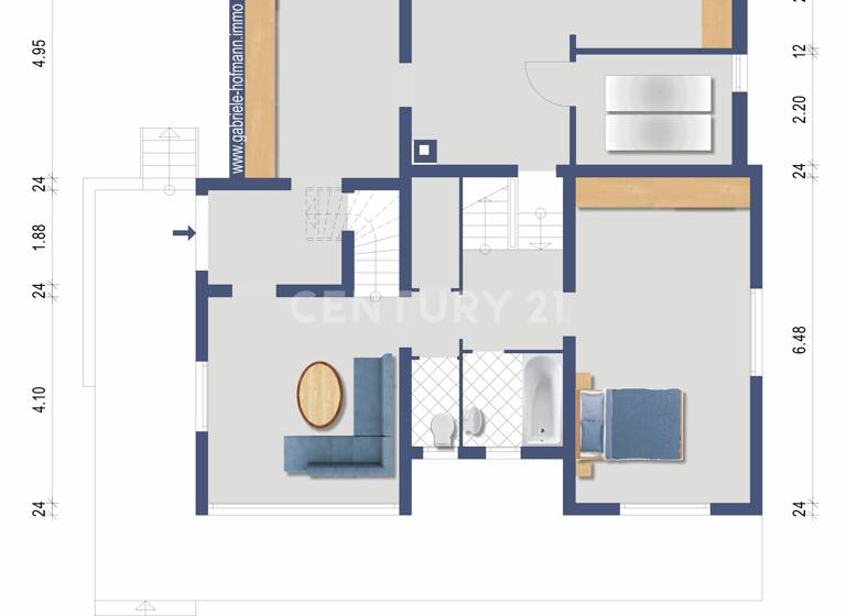 Terrassenwohnung zum Kauf 548.000 € 6 Zimmer 163 m²<br/>Wohnfläche Hauingen Lörrach-Hauingen 79541