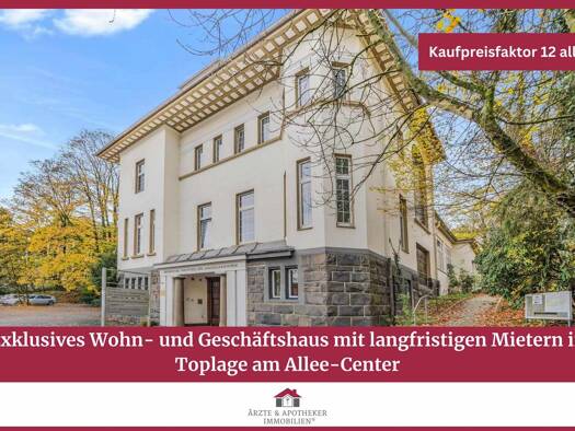 Haus zum Kauf 60 Zimmer 414,6 m² 1.961 m² Grundstück Elberfelder Straße 49 Innen Remscheid 42853