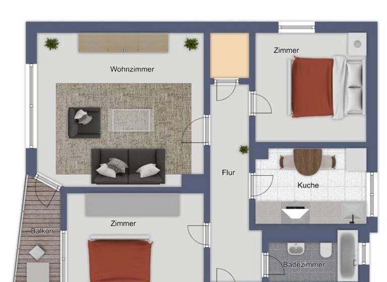Wohnung zum Kauf provisionsfrei 240.000 € 3 Zimmer 70,9 m² 2. Geschoss Emmastraße 64 Neu Schwachhausen Bremen 28213