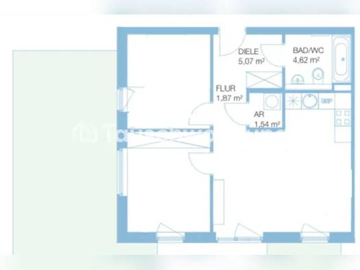 Wohnung zur Miete Tauschwohnung 900 € 3 Zimmer 57 m² Priort Wustermark 14641