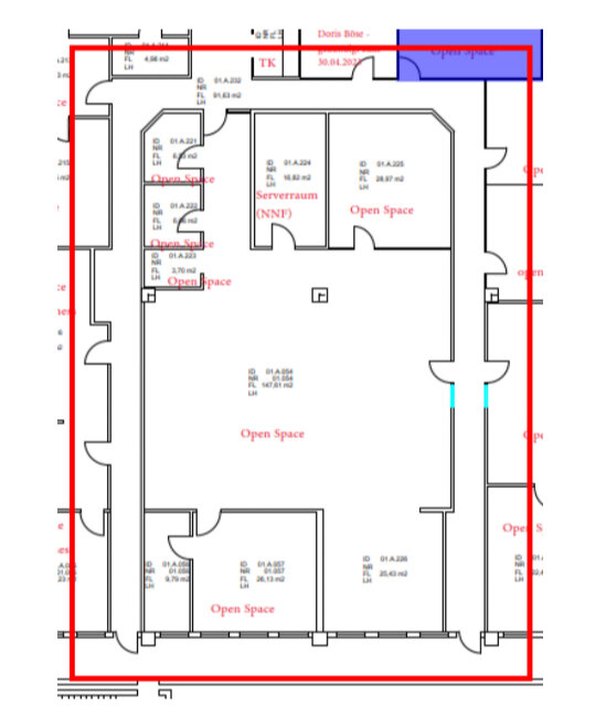 Bürofläche zur Miete provisionsfrei 416 m²<br/>Bürofläche Wülfel Hannover 30453