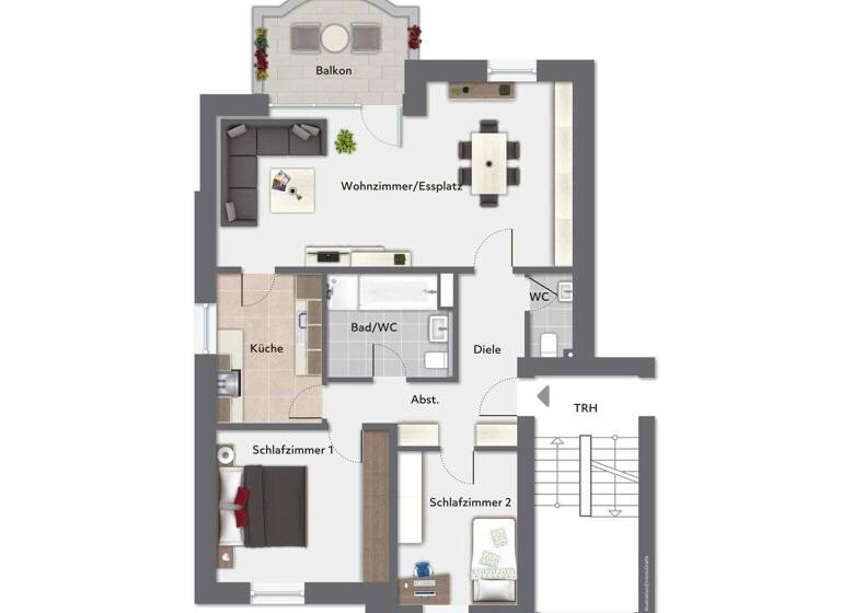 Wohnung zum Kauf 252.500 € 3 Zimmer 85,5 m² 1. Geschoss Naußlitz Dresden 01187