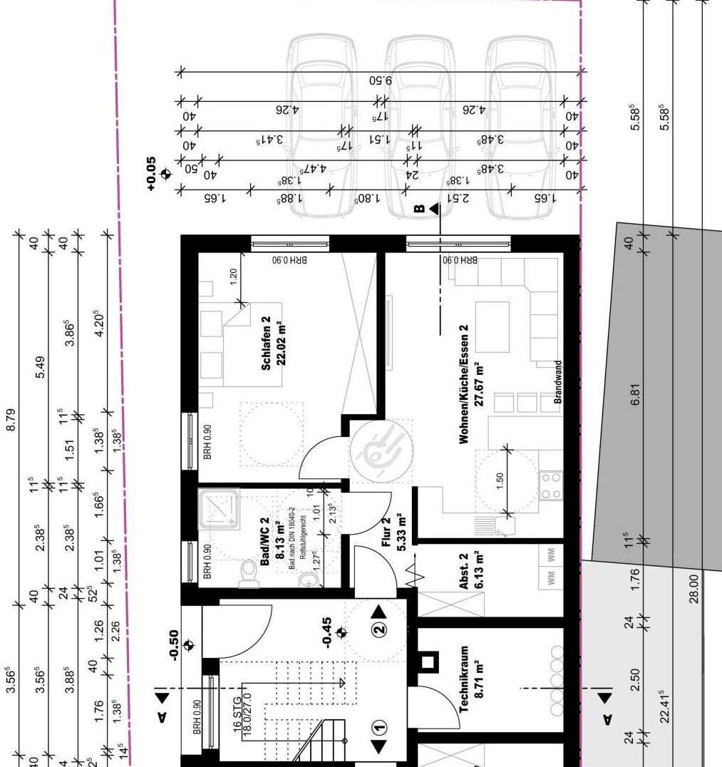 Wohnung zur Miete 900 € 2,5 Zimmer 70 m²<br/>Wohnfläche EG<br/>Geschoss ab sofort<br/>Verfügbarkeit Pfiffligheim 3 Worms 67549