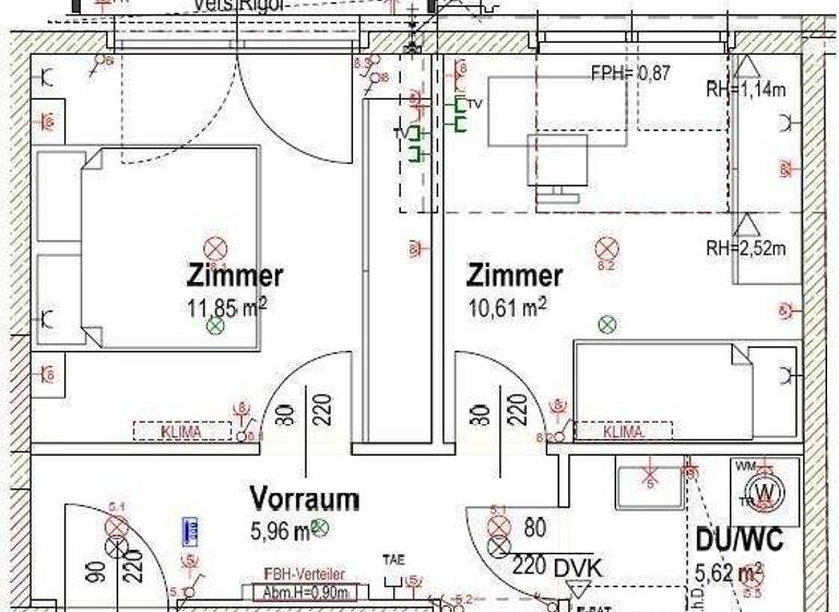 Wohnung zur Miete 3.123 € 4,5 Zimmer 131 m² 6. Geschoss Wien 1160