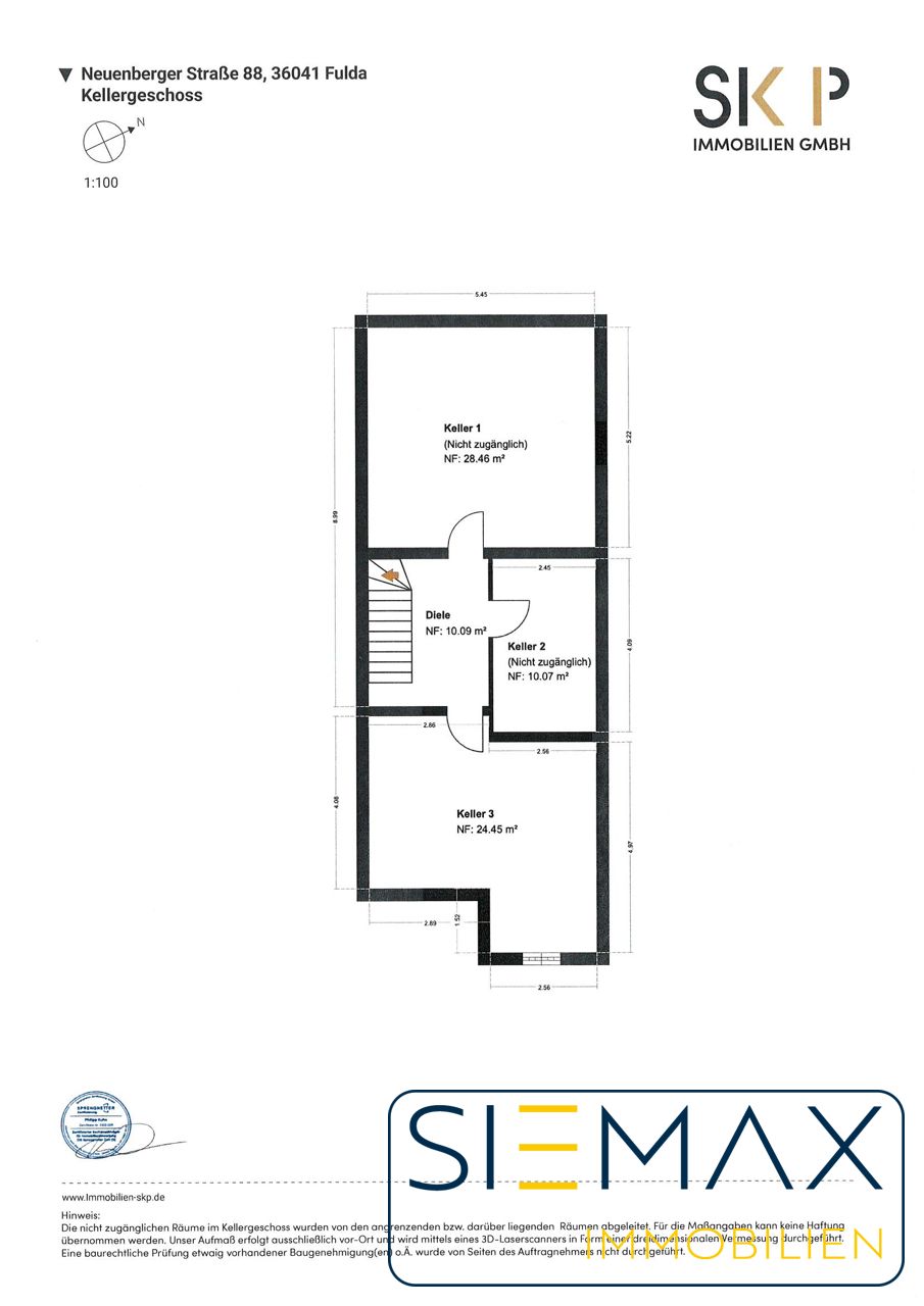 Reihenmittelhaus zum Kauf 425.000 € 4 Zimmer 143 m²<br/>Wohnfläche 242 m²<br/>Grundstück Westend Fulda 36041