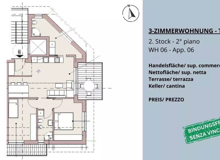 Studio zum Kauf 495.000 € 3 Zimmer 83 m² 1. Geschoss Auer 39040
