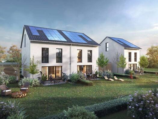 Doppelhaushälfte zum Kauf - Erstbezug provisionsfrei 538.000 € 5 Zimmer 131 m² 280 m² Grundstück Rußheim Dettenheim / Rußheim 76706