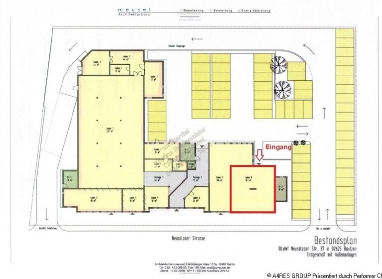 Ladenfläche zur Miete 5,50 € 148,4 m² Verkaufsfläche Neusalzaer Straße 37 Bautzen 02625