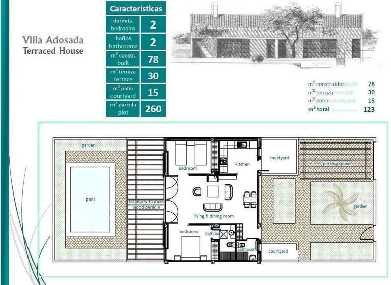 Reihenmittelhaus zum Kauf - Erstbezug provisionsfrei 298.000 € 3 Zimmer 78 m² 260 m² Grundstück Sucina