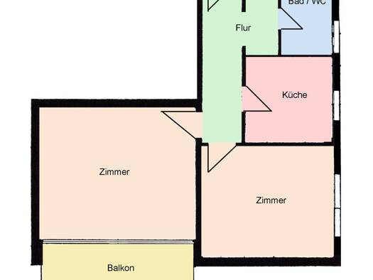 Wohnung zur Miete 410 € 2 Zimmer 63 m² 2. Geschoss Bad Pyrmont 31812