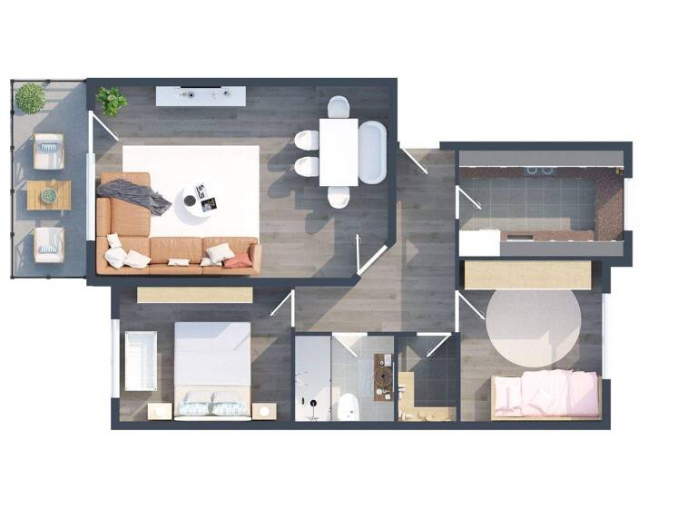 Wohnung zum Kauf 269.990 € 3 Zimmer 86 m² Baumberg Monheim am Rhein 40789