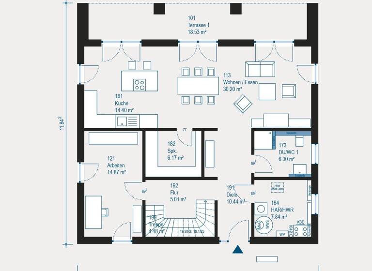 Villa zum Kauf provisionsfrei 1.081.860 € 5 Zimmer 234 m² 575 m² Grundstück Malterdingen 79364