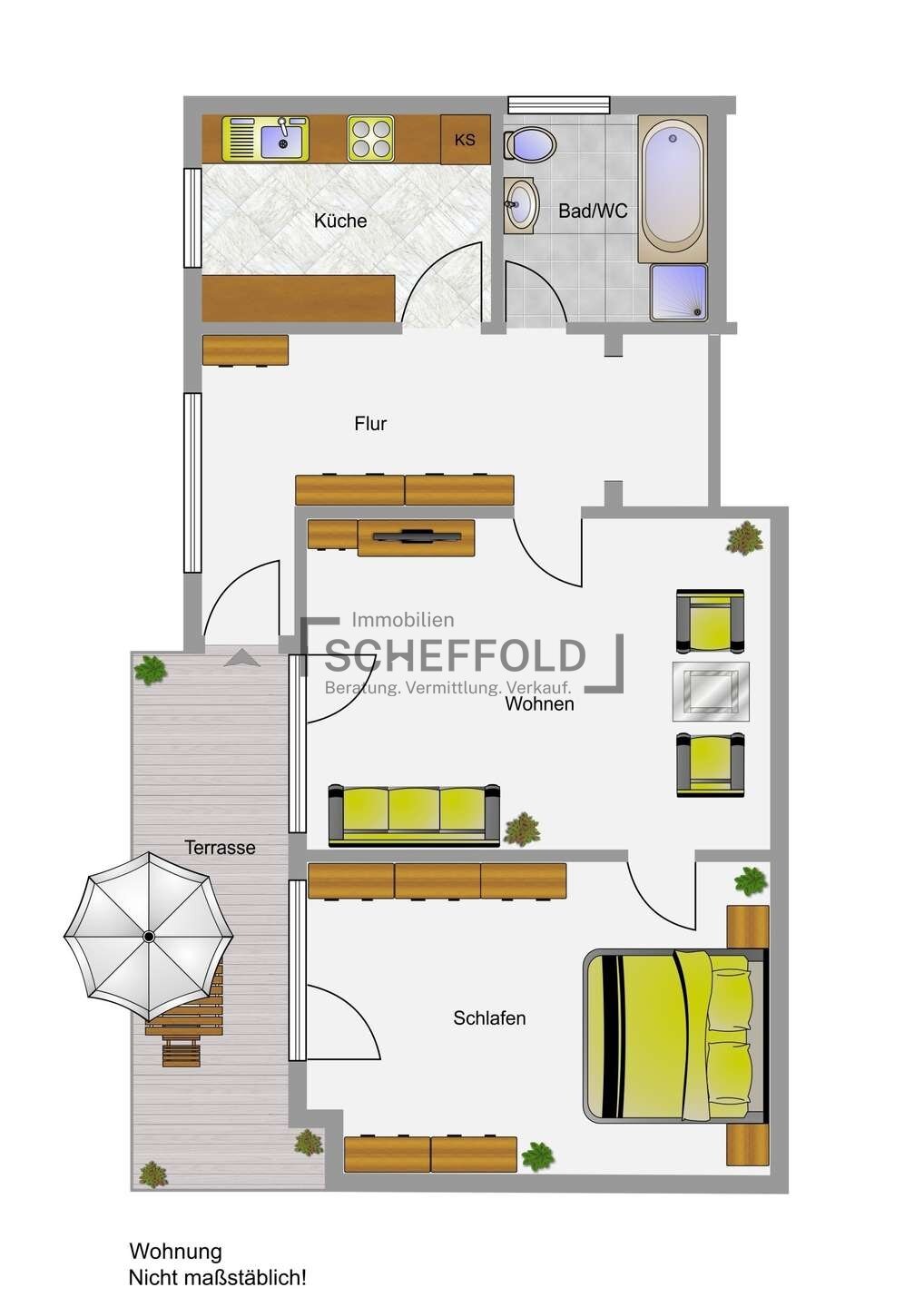 Wohnung zur Miete 570 € 2 Zimmer 71,6 m²<br/>Wohnfläche 01.01.2025<br/>Verfügbarkeit Mietingen Mietingen 88487