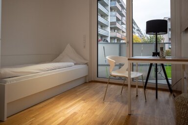 Wohnung zur Miete Wohnen auf Zeit 990 € 1 Zimmer 20 m² frei ab sofort Willy-Brandt-Allee 14 Messestadt Riem München 81829