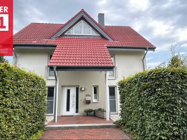 Doppelhaushälfte zum Kauf 465.000 € 5 Zimmer 180 m² 556 m² Grundstück Eicken-Bruche Melle 49324