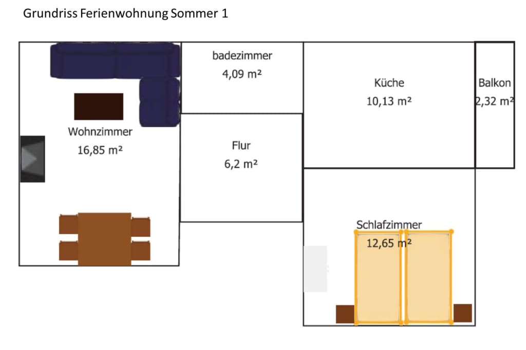 Wohnung zur Miete Wohnen auf Zeit 1.200 € 2 Zimmer 50 m²<br/>Wohnfläche 17.02.2025<br/>Verfügbarkeit Sommerstr. Findorff - Bürgerweide Bremen 28215