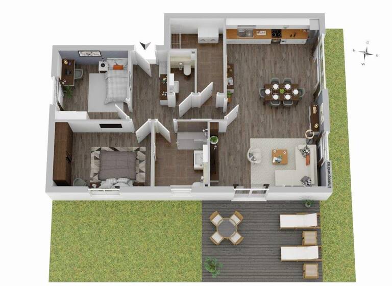 Wohnung zum Kauf - Erstbezug 305.000 € 3 Zimmer 105,5 m² Eystrup 27324