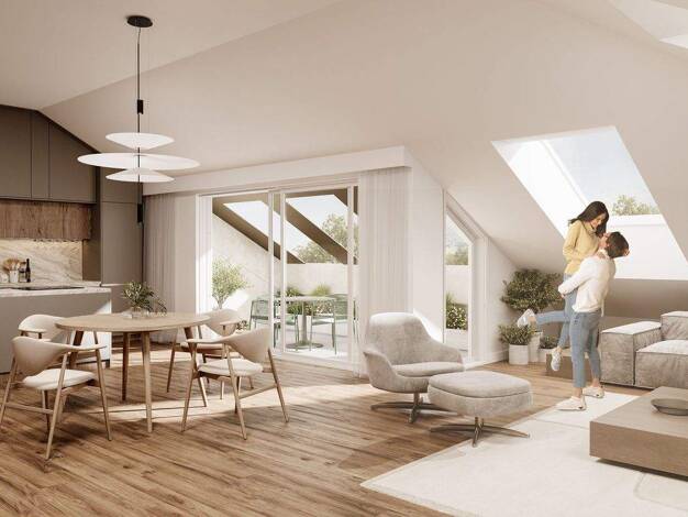 Wohnung zum Kauf - Neubau provisionsfrei 544.900 € 2 Zimmer 62,3 m² Haar 85540