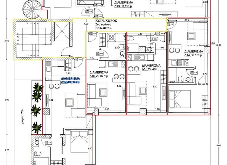 Studio zum Kauf 260.000 € 2 Zimmer 49 m² 2. Geschoss Athen