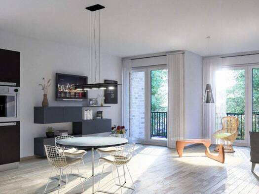 Wohnung zum Kauf - Neubau provisionsfrei 383.607 € 2 Zimmer 60,9 m² 2. Geschoss frei ab 31.03.2027 Stemwarder Str. 24 Jenfeld Hamburg 22043