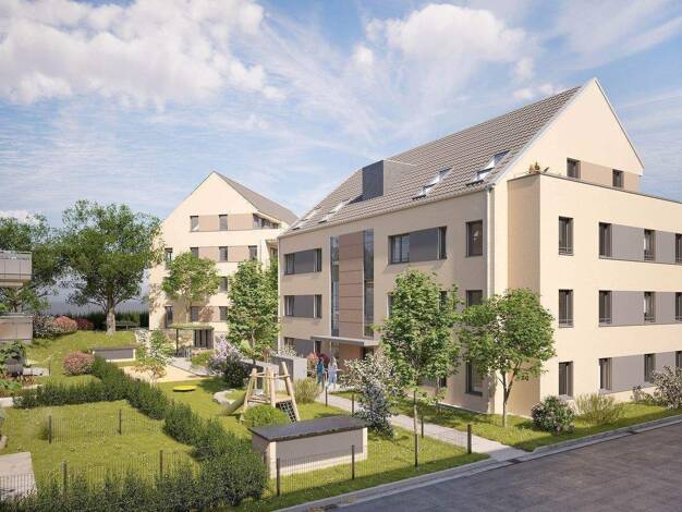 Wohnung zum Kauf - Erstbezug provisionsfrei 399.421 € 2 Zimmer 62,4 m² 1. Geschoss Volkacher Straße 52 Großgründlach Nürnberg 90427