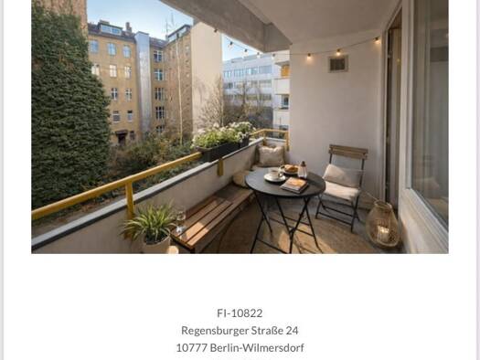Studio zur Miete 600 € 1 Zimmer 36 m² Geschoss 2/4 frei ab sofort Wilmersdorf Berlin 10777
