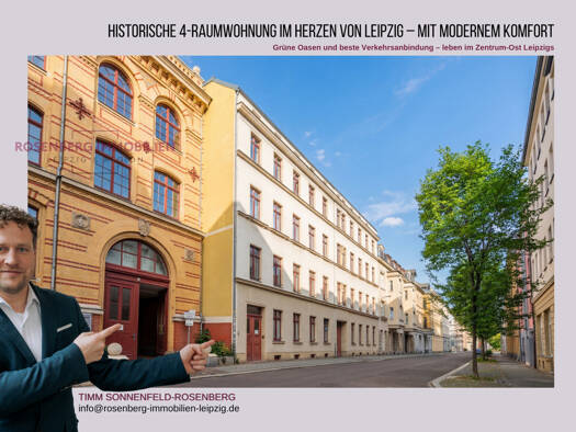 Wohnung zum Kauf 299.900 € 4 Zimmer 100 m² 1. Geschoss Kreuzstraße 9 WE02 Zentrum-Ost Leipzig 04103