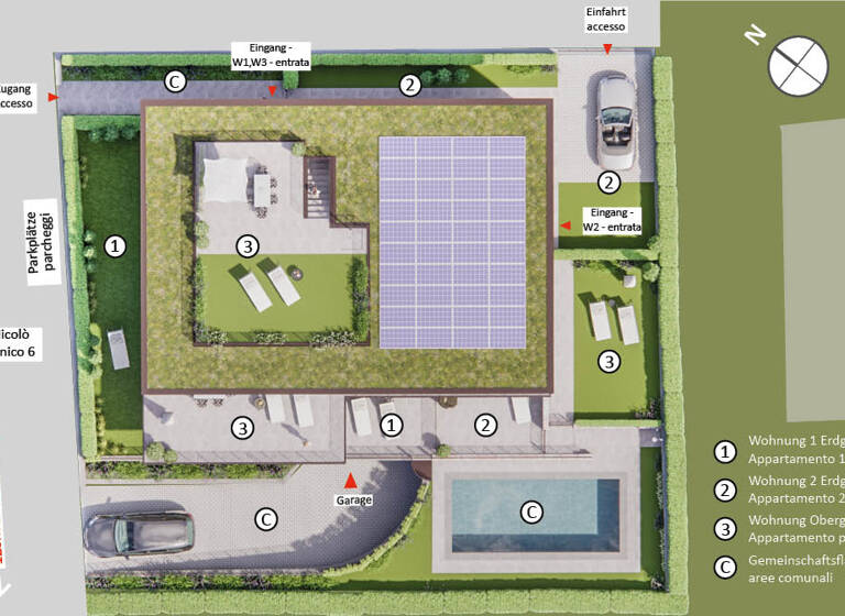 Mehrfamilienhaus zum Kauf provisionsfrei 5 Zimmer 144 m² Via Nicolò Copernico Nr. 6 Bardolino 37011