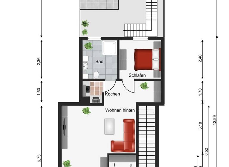 Stadthaus zum Kauf 417.350 € 4 Zimmer 176 m² 106 m² Grundstück Baustraße 5 Altstadt Wismar 23966