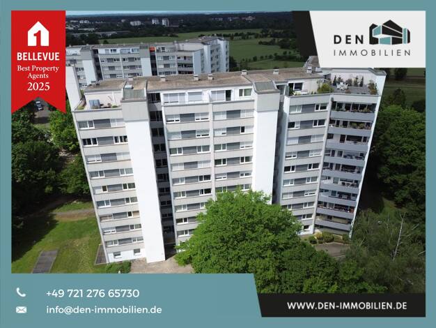 Wohnung zum Kauf 310.000 € 3 Zimmer 81,6 m² 5. Geschoss Ettlingen Ettlingen 76275