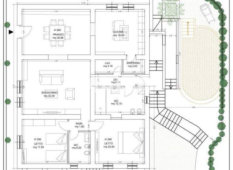 Einfamilienhaus zum Kauf 186.000 € 5 Zimmer 215 m² Via Ternana Forano 02040