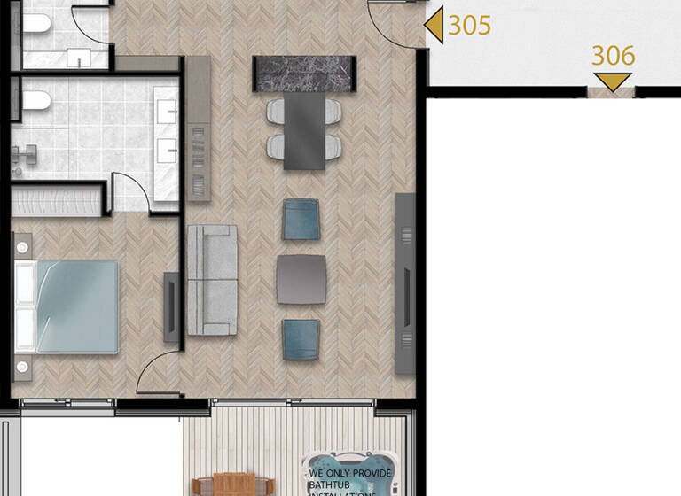 Wohnung zum Kauf 1.100.000 € 3 Zimmer 83,3 m² Tivat 85320