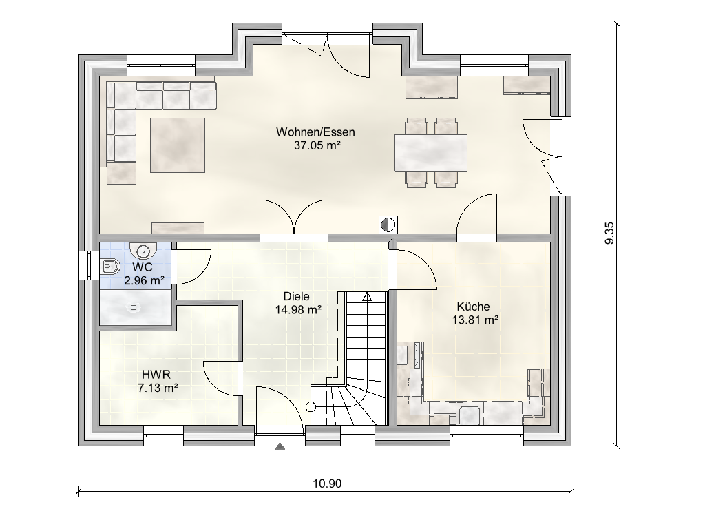 Einfamilienhaus zum Kauf 454.000 € 4 Zimmer 146,4 m²<br/>Wohnfläche 751 m²<br/>Grundstück ab sofort<br/>Verfügbarkeit Hohenkirchen Hohenkirchen 23968