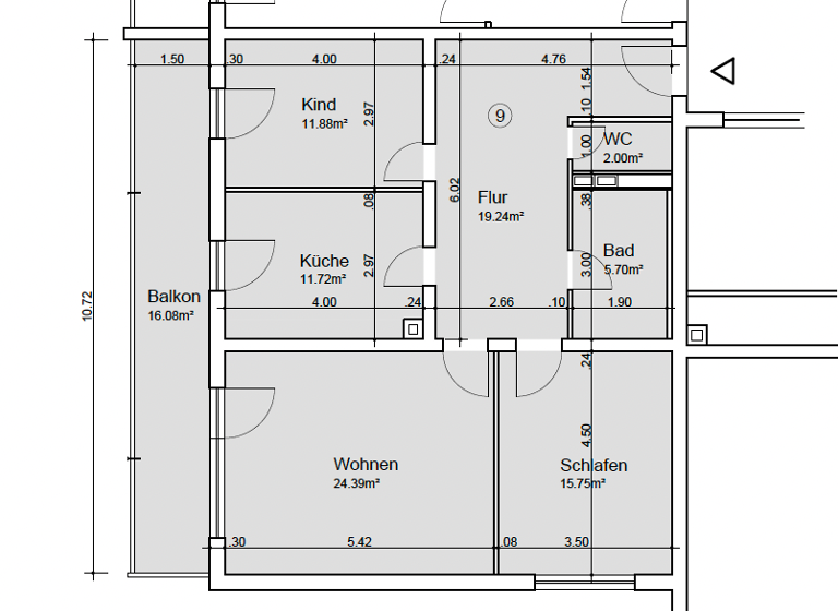 Wohnung zum Kauf 195.000 € 3 Zimmer 94 m² EG Babenhausen 64832