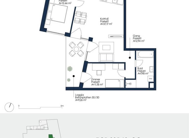 Wohnung zur Miete 909 € 3 Zimmer 81,1 m² 2. Geschoss Neubaugasse 43 Lend Graz 8020