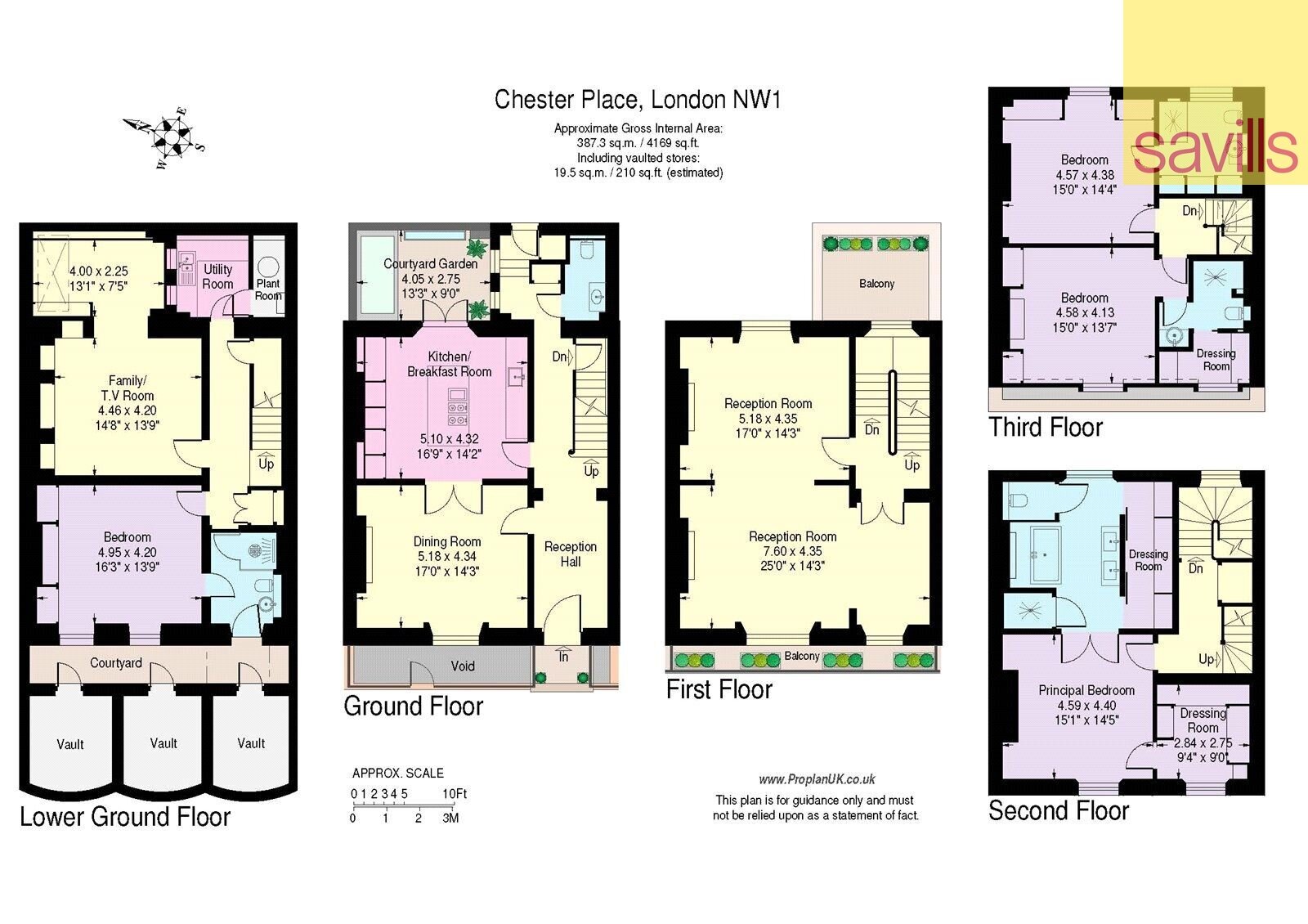 Haus zum Kauf provisionsfrei 8.176.675 € 5 Zimmer 387,3 m²<br/>Wohnfläche CHESTER PLACE 3 London NW1 4NB