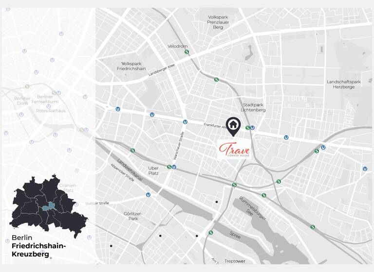 Wohnung zum Kauf provisionsfrei 210.900 € 2 Zimmer 55 m² 1. Geschoss Weichselstraße 7a Neukölln Berlin 10247