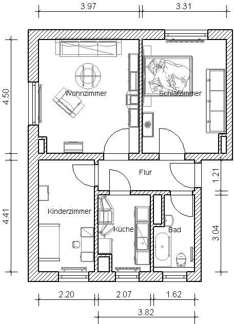 Wohnung zur Miete 410 € 3 Zimmer 58,4 m²<br/>Wohnfläche 2.<br/>Geschoss 15.02.2025<br/>Verfügbarkeit Seehausener Str. 23 Wiederitzsch Leipzig 04158