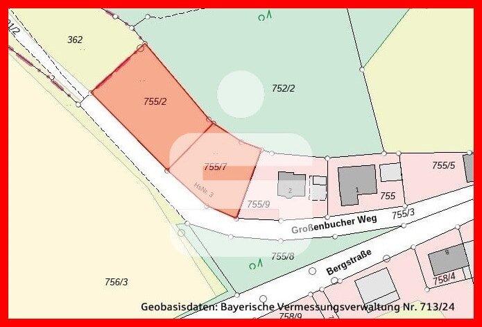 Land-/Forstwirtschaft zum Kauf 6.396 € 1.599 m²<br/>Grundstück Schellenberg Kleinsendelbach 91077