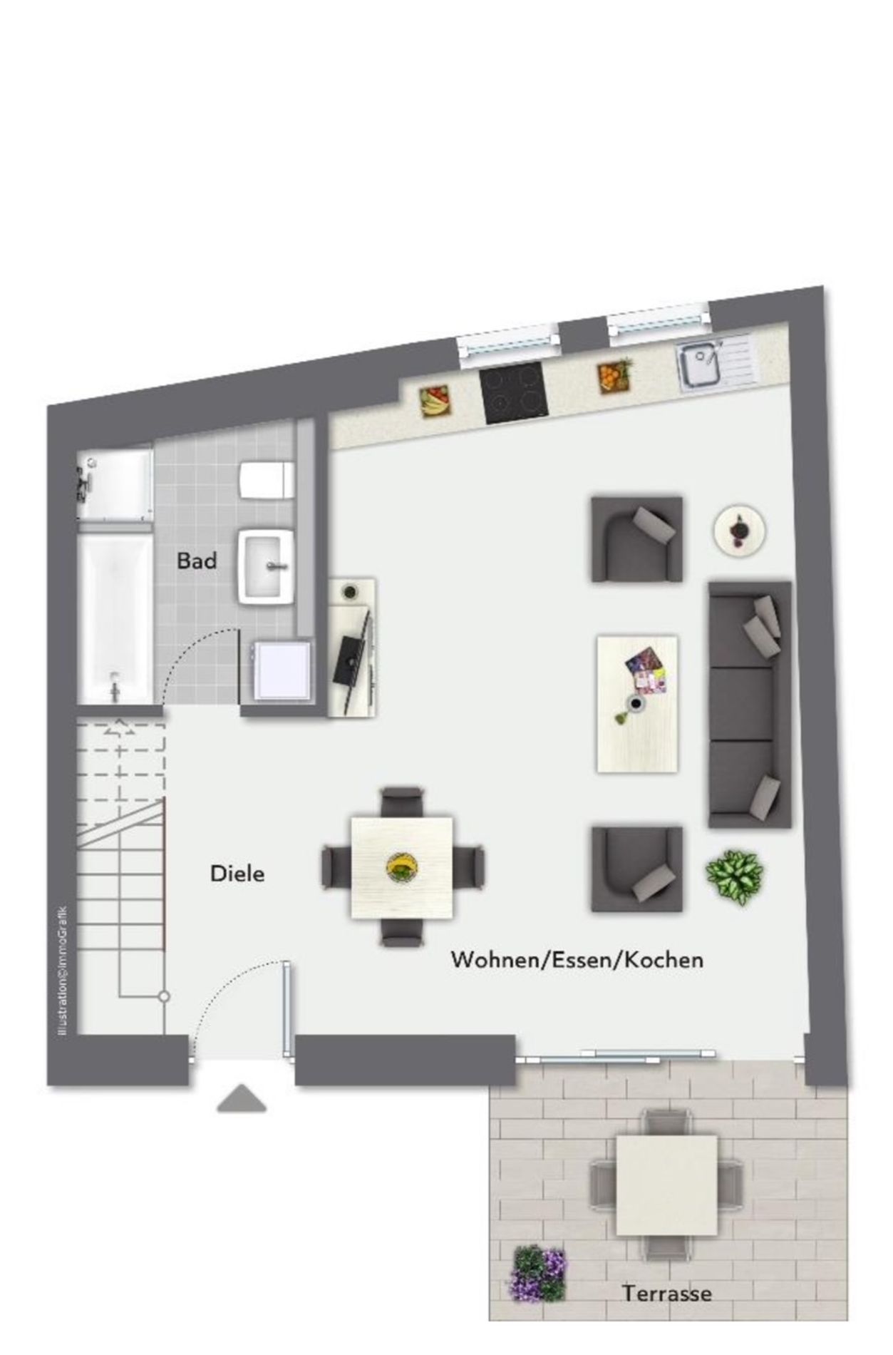 Maisonette zum Kauf 1.290.000 € 3 Zimmer 82 m²<br/>Wohnfläche 1.<br/>Geschoss Westermühlstraße 19 Glockenbach München 80809