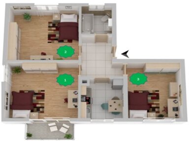 WG-Zimmer zur Miete 240 € 13 m² 1. Geschoss frei ab 01.12.2024 Oststraße 10 Diedesheim Mosbach 74821