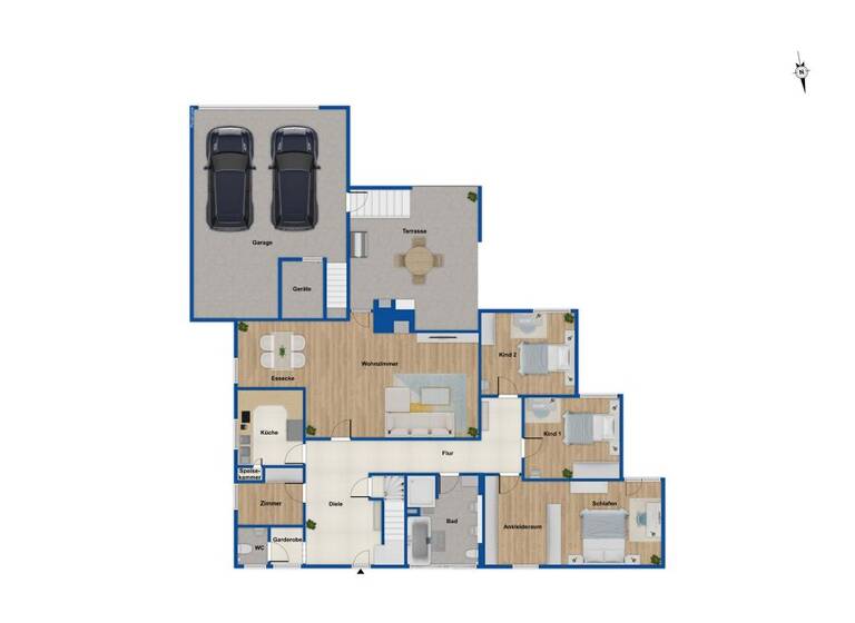 Bungalow zum Kauf 1.349.000 € 4 Zimmer 161 m²<br/>Wohnfläche 830 m²<br/>Grundstück Westerberg Osnabrück 49076