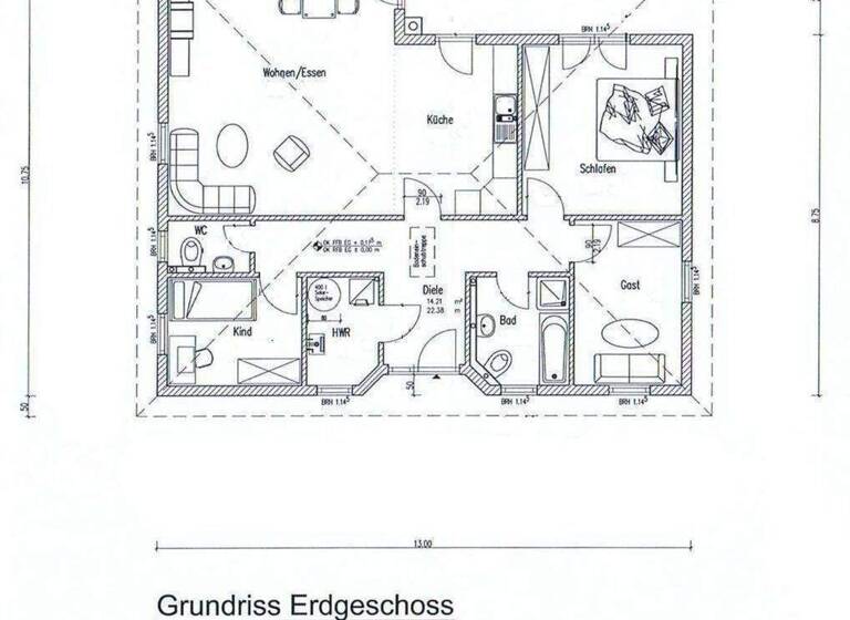 Haus zum Kauf 277.815 € 4 Zimmer 108 m² 700 m² Grundstück Franken Stralsund 18439