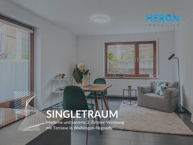 Wohnung zum Kauf 169.000 € 2 Zimmer 41 m² Souterrain, 1. Geschoss Hegnach Waiblingen / Hegnach 71334