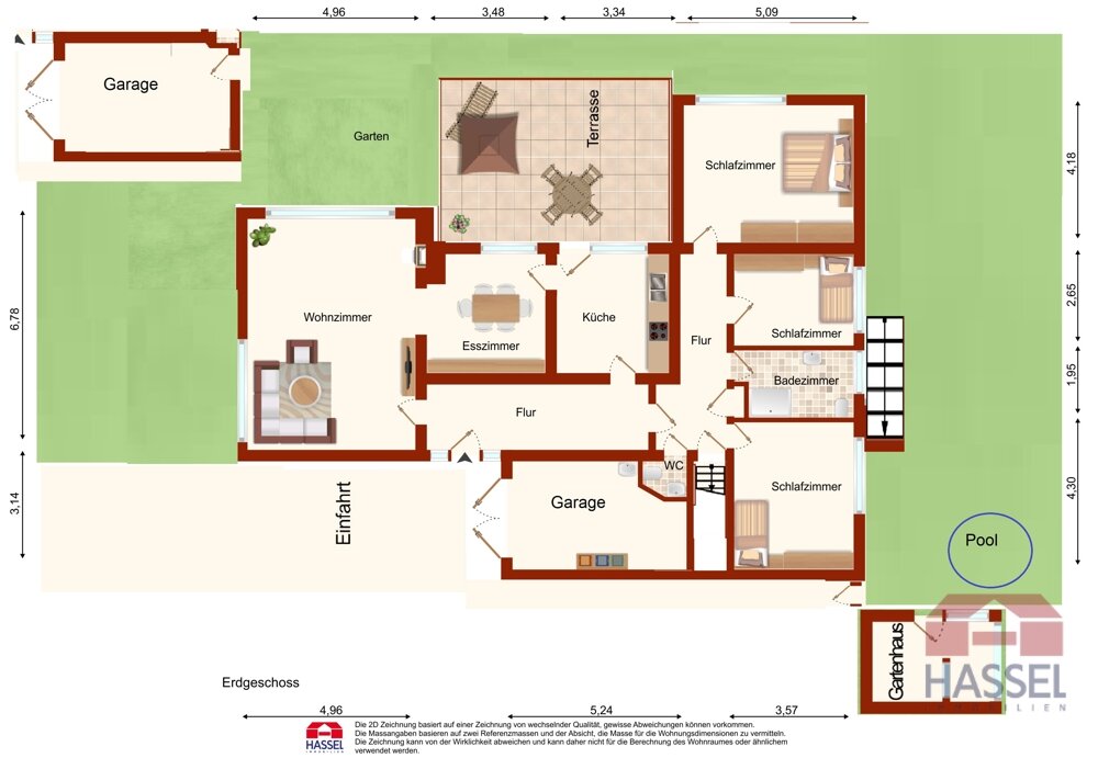 Einfamilienhaus zum Kauf 399.900 € 5 Zimmer 134 m²<br/>Wohnfläche 1.211 m²<br/>Grundstück Girbelsrath Merzenich - Girbelsrath 52399