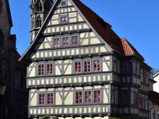 Wohnung zur Miete nur mit Wohnberechtigungsschein 459 € 3 Zimmer 96,7 m² 2. Geschoss An der Liebfrauenkirche 4 Arnstadt Arnstadt 99310